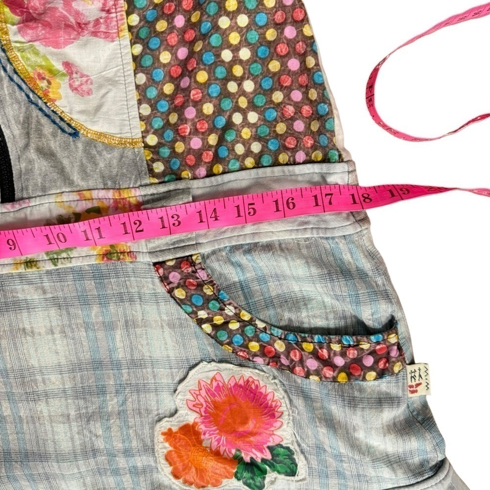 GUC Savage Culture vintage mini dress, multi-medium, colourful, size Large - Picture 8 of 12